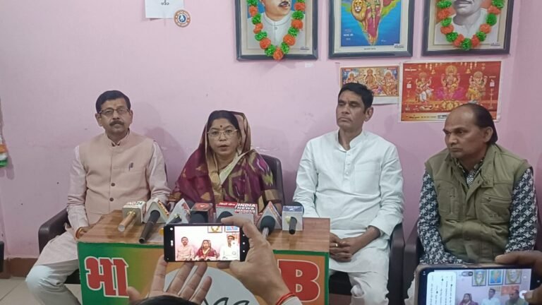 विकसित भारत @2047 के लक्ष्य पर केंद्रित बजट 2026: राधा सिंह ने मैहर में पत्रकार वार्ता में विस्तार से समझाया