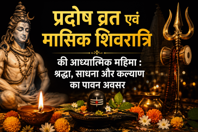 प्रदोष व्रत एवं मासिक शिवरात्रि की आध्यात्मिक महिमा : श्रद्धा, साधना और कल्याण का पावन अवसर